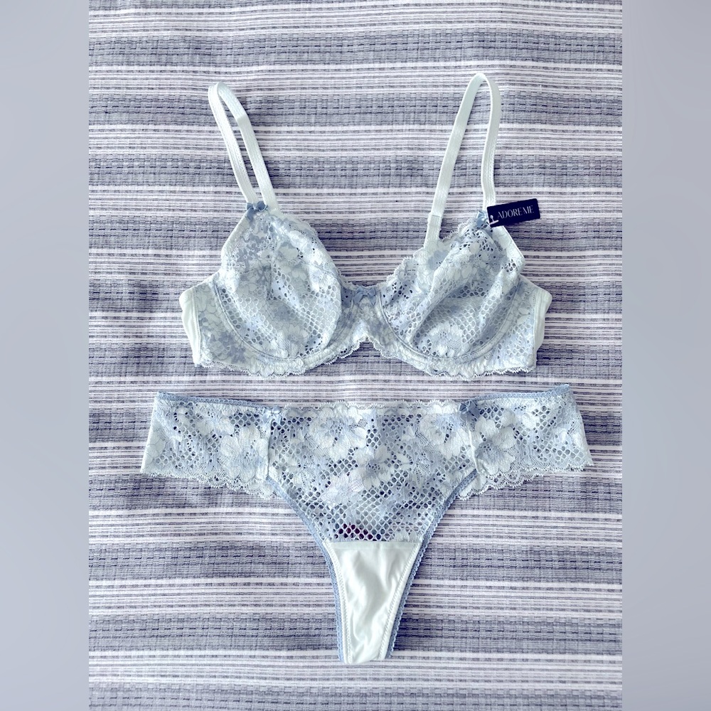 AdoreMe Bra and Panty Set- Cinthia Unlined